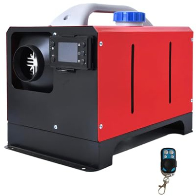 Chauffage diesel tout-en-un 5 kW, chauffage de stationnement portable, chauffage à air diesel avec écran LCD intelligent, chauffage de couchette pour voiture d'hiver, faible consommation, chauffage