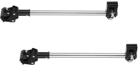 Milisten 2pcs Adjustable Bike Umbrella Holder Mount for Bicycle and Electric Scooter Quick Release Clamp Practical Stand Bracket for Outdoor Riding