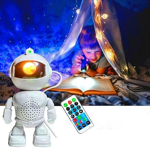 Astronaut Galaxy Projector with Bluetooth Speaker Planetarium Projectors | Nebula, Timer and Remote Control, Bedroom and Ceiling Projector, Gifts for Children and Adults,space projector light for kids