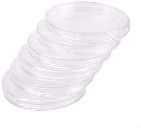 30 stycken runda myntkapslar 40,6 mm transparent lufttät av plast kompatibel med för American Silver för Eagle 1 oz samlingsmynt