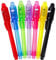 GOLDGE 7 Stück UV- Geheimstifte,Geheim Stift,unsichtbar schreiben,lesbar durch Licht,geheimstift Kinder
