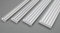 ROLLMAYER glänzend Weiß Gardinenschiene ALU 2, 3, 4, 5-läufig Deckenbefestigung (2-läufig, 600cm - mit Ösengleiter) Aluminium Vorhangschiene für Schiebevorhang Vorhang, Gardinen