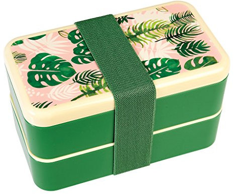 Bento-Box für Erwachsene mit Motiv tropischer Palmen