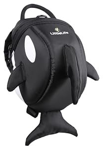 LittleLife Animal Toddler Backpack With Safety Rein, Orca