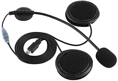 Auriculares con Casco, Accesorios Auriculares con Micrófono Bluetooth Auriculares para V8 Motocicleta Casco Intercomunicador