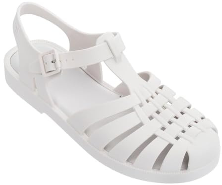 melissa Unisex's Ownership Display Flat Sandal, weiß, 36 2/3 EU