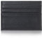 YEHMAN Porte Carte Noir en Cuir de Vachette véritable 7 emplacements Carte de crédit Minimaliste Ultra Plat pour Veste, Pantalon