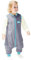 ililmmoe Gigoteuse Unisexe Printemps Automne avec Pieds 1-4 Ans Pyjama, Doublure Coton TOG1.5 Baleine Grise/L