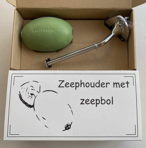 Provendi Porte-savon avec bouchon à vis et savon de verveine 300 g