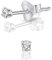 Pendientes Pequeños Plata de Ley 925 con Cristal Swarovski Redondos - Pendientes Diamante - Pendientes Mujer Plata y Brillantes - Diámetro 2 mm