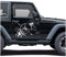 Autoaufkleber Kompass Offroad Windrose Sticker Folie für Auto Motorrad Wohnwagen Wohnmobil Anhänger Aufkleber Selbstklebend Kfz Zubehör KX060 (Weiß Glanz, Design 3 groß)