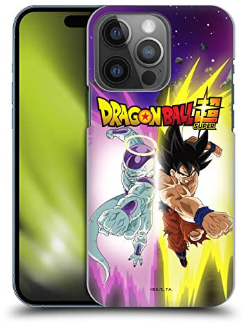 Head Case Designs Officially Licensed Dragon Ball Super Frieza And Goku Universe Survival Arc Hard Back Case Compatible With Apple iPhone 14 Pro