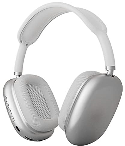 Uinfhyknd Bluetooth 5.0 Headphones, Over-Ear Wireless Headphones, for Game Console, Computer (White)