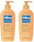 Mixa Intensif Peaux Sèches - Lait Corps Nourrissant Effet Soleil - Autobronzant - Hâle Doré Naturel Progressif et Uniforme - Peaux Claires - Hypoallergénique - Lot de 2, 250ml