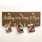 Drysson Enkelkinder Liebling von Oma und Opa Bilderrahmen Rahmen zu Weihnachten Weihnachts Enkel Kinder Bilder Rahmen Geschenk für Großeltern