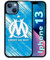 Générique Coque pour iphone 13 - Marseille Foot Om - Silicone - Noir