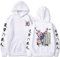 Attack Hoodie Herren Levi Ackerman Pullover Wings of Freedom 3D Druck mit Kapuze Sweatshirt Hoodie (DE/NL/SE/PL, Alphanumerisch, M, Regular, Regular, White)