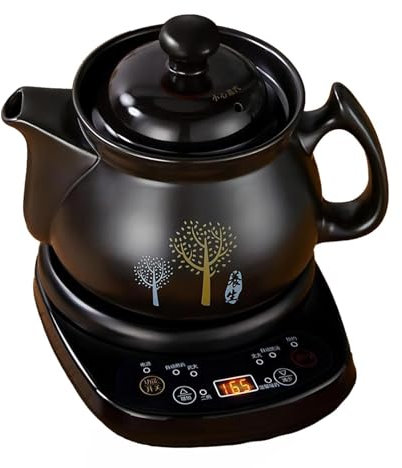 MNBVH Heat-Resistant Ceramic Pot,Fully Automatic Chinese Medicine Pot,Electric Kettle Health Pot,for Pharmacies Home Kitchen