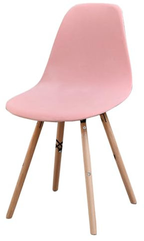 Housses de Chaises Scandinave Housses de Chaises de Salle à Manger Scandinaves Couvre de Chaises Incurvée Couleur Rose Lot de 2