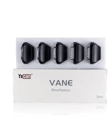 Original Boquilla x 5pcs/pack Compatible con Yocan Hit & Vane Kit Vaporizador de Hierbas Secas Punta de goteo Mouthpiece (For Vane)