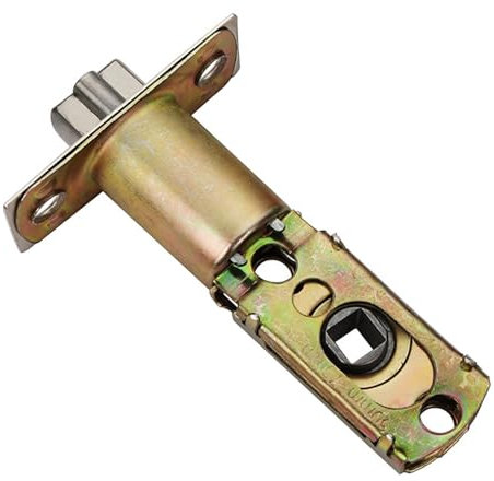 60mm/70mm Polished Metal Tubular Latch Door Rounded Strike Contract Standard Tubular Latch Wear Resistant Mortice Latch for Sprung Lever Door Handles
