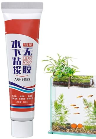 Holdes Mastic d'étanchéité étanche et isolant, colle d'étanchéité sous-marine, colle pour verre d'aquarium, colle transparente et étanche pour réparation d'aquarium et de piscine