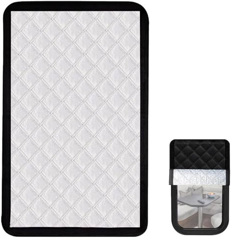 Xvilmaun Wohnmobil-Tür-Fenstergitter, Reiseanhänger-Sonnenschutz - Reiseanhänger-Fenster-Faltbarer Sonnenschutz | Klappbarer Sonnenschutz, Sichtschutz, Fensterabdeckung für Wohnmobile, Wohnmobile