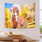 SUFFERBOW 3D Miku Nakano Print Wall Blanket Home Decoration Bettwäsche Poster Wall Art Tapestry Wandteppich Hanging Soft Polyester for Living Room Bedroom Dorm Deco 180cmx230cm