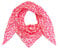 Leopard Dreieck Schal aus 100% Baumwolle Frühling Unisex Uni Fashion Stola Tuch Übergangszeit Italy Sommer Strickschal Strick Tuch Leo (Neon Pink)