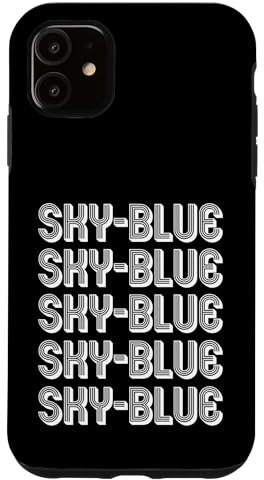 Sky-blue Case for iPhone 11