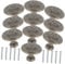 JECOMPRIS 10pcs Vintage Cabinet Knobs Elegant Handles for Kitchen Cabinets Dressers Wardrobes and Furniture Doors and Stylish Pulls for Home Decor
