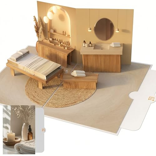 PACKLIST® 3D Pop-up-kort Massage – Originellt Presentkort & Pengagåva för Wellness & Avkoppling – Perfekt Present för Födelsedag, Jubileum, Alla hjärtans dag & Jul – Ge bort en Upplevelse!