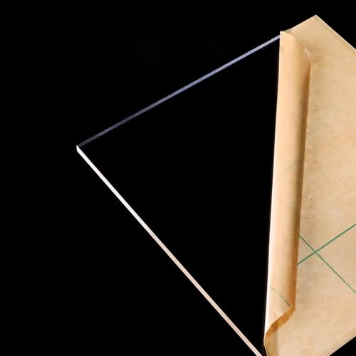 CSPJPIZIYB Placas de Policarbonato, Lámina Acrílica Transparente, Tablero Rígido de Plástico, Paneles Impermeables para Invernadero, 5mm, 6mm, 8mm, 10mm de Espesor(5mm,30x50cm/11.8x19.6in)