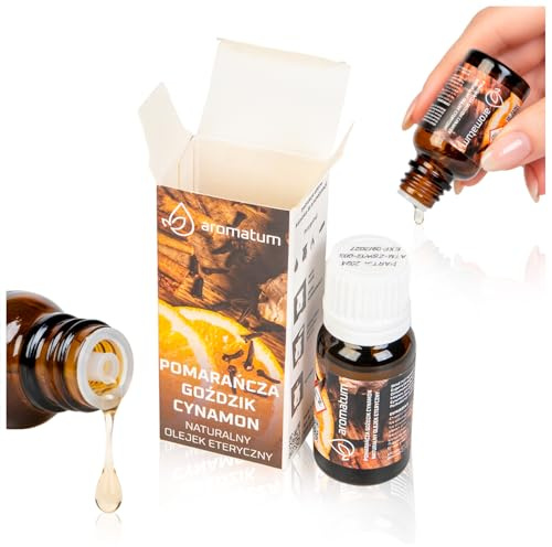 Ätherisches Weihnachtsduft-Öl [100% naturrein] – Nelken, Zimt & Orange – Für Aromatherapie, Luftbefeuchter, Diffusoren und Duftlampen, 12 ml