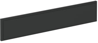 Vicco Küchenfront R-Line, Anthrazit Landhaus, 59.6 x 11.2 cm | Möbelfront für den Herdumbauschrank, passend für R-Line Küchenschränke zur einfachen Montage