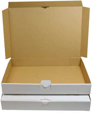 MyPack 600x Maxibriefkartons Versandkartons Faltschachtel Faltkarton Maxibrief Karton 350 x 250 x 50, Weiß, MB-5