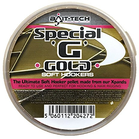 Soft Hook Pellets Special G Gold 6mm (90g) Bait -Tech Fishing Bait