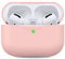 AHASTYLE Silikon Hülle für Airpods Pro Schutzhülle und Haut Case für AirPods Pro [Front-LED Sichtbar] [Kabelloses Laden] Kompatibel mit Airpods Pro 2019 (Ohne Karabiner, Rosa)