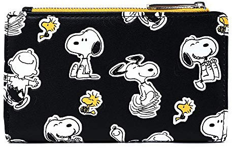 Loungefly Peanuts Snoopy and Woodstock All Over Print Wallet