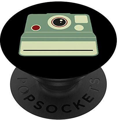 Hipster Kamera 35 mm Film Vintage Old Retro Kamera PopSockets PopGrip: Ausziehbarer Sockel und Griff für Handys/Tablets mit Tauschbarem Top