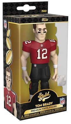 Funko Gold 5 NFL: Buccaneers - Tom Brady - 1/6 Quote Für Seltene Chase-Variantease - Sammelbare Vinyl-Actionfigur - Geschenkidee Zum Geburtstag - Offizielle Handelswaren - Für Ihre Sammlung
