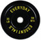 Signature Fitness Olympische Hantelscheiben mit Stahlnabe, 5,1 cm, 15,9 kg, Einzelstück, Schwarz
