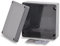 BOXEXPERT Kunststoff-Gehäuse Serie Elbe 122x120x55mm IP 65 grau RAL7035 Schaltschrank Verteilerkasten
