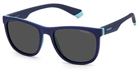 POLAROID KIDS Kinder Brille PLD 8049/S Größe 49-16 mm Blau Azure polarisiert