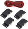 RUNCCI-YUN 4 set Interruttore Magnetico,Switch Reed/Contatto Magnetico For Porta/normalmente aperto chiuso NC NO Porta Sensore Magnetico Aallarme Sensori di Porte e Finestre, per luce DC 5V 12V 24V