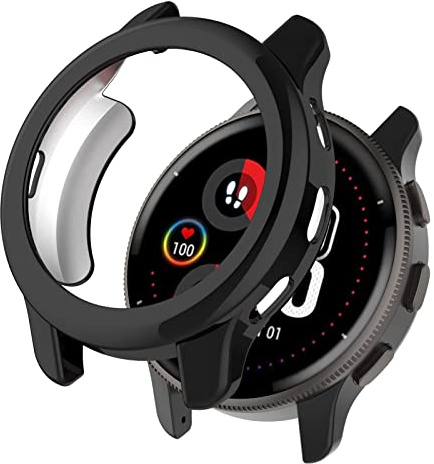 AWADUO Kompatibel mit Garmin Venu 2 Plus Schutzhülle, Smartwatch TPU Transparente Schutzhülle für Garmin Venu 2 Plus Smartwatch Zubehör