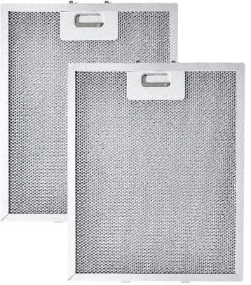 Amazinpure 2X Filtre en Maille métallique Compatible avec la Ventilation de hotte aspirante Candy Baumatic (318 x 258 mm, Lot de 2)