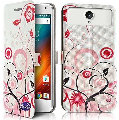 KARYLAX - Etui de Protection Motif HF30 (Ref.1-A) pour Smartphone Logicom Le Wave
