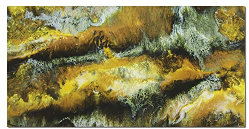 Original Gemälde Abstrakte Malerei - moderne hochglanz Wandbilder - Resin Art Kunst Bild Harz Unikat - Wandkunst Wohnung Deko Wohnzimmer Büro