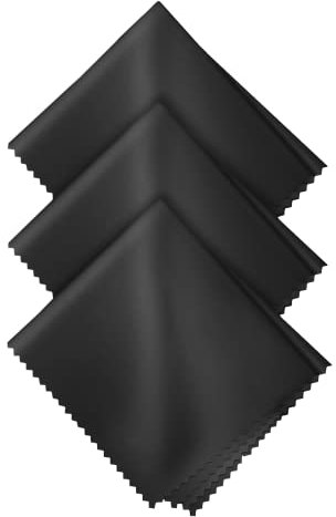 LetsSwipeThat® Tastaturschutz MacBook Pro M4 Zubehör - 3 Mikrofasertücher für 16 Zoll MacBook - Zubehör Must-Have für Streifenfreie Reinigung aus Recycelte Mikrofasern
